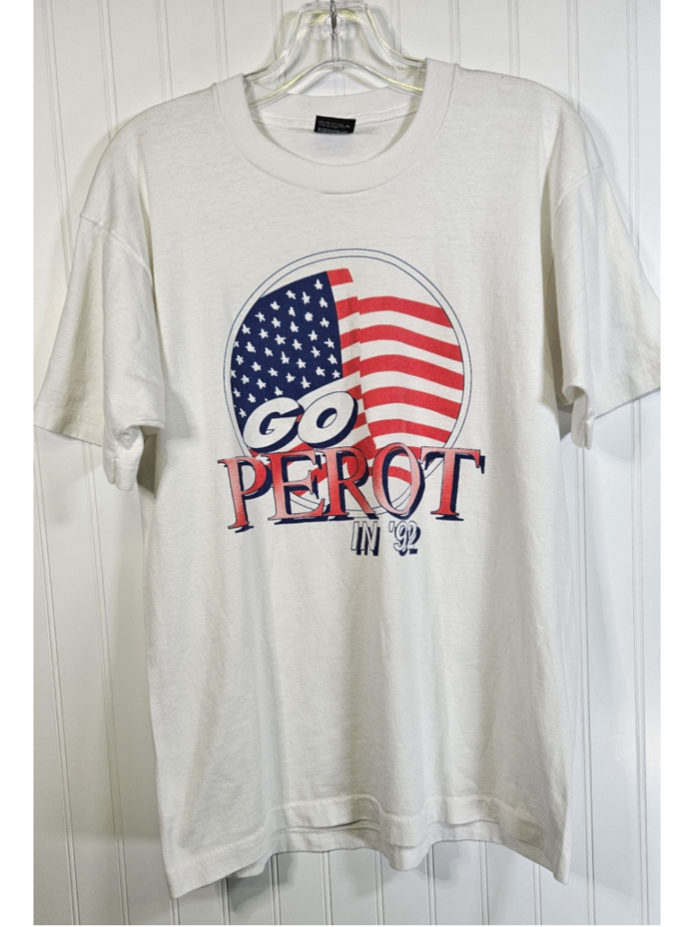 Vintage 1992 Ross Perot Presidential Campaign T Shirt USA Single Stitch L